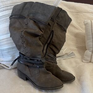 Women's Brown Slouch Boots